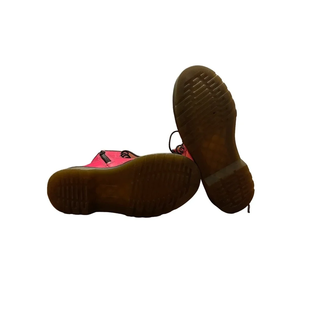 Doc Martens 1460 Toddler's Hot Pink Patent Leather Boots Size US‎ 1